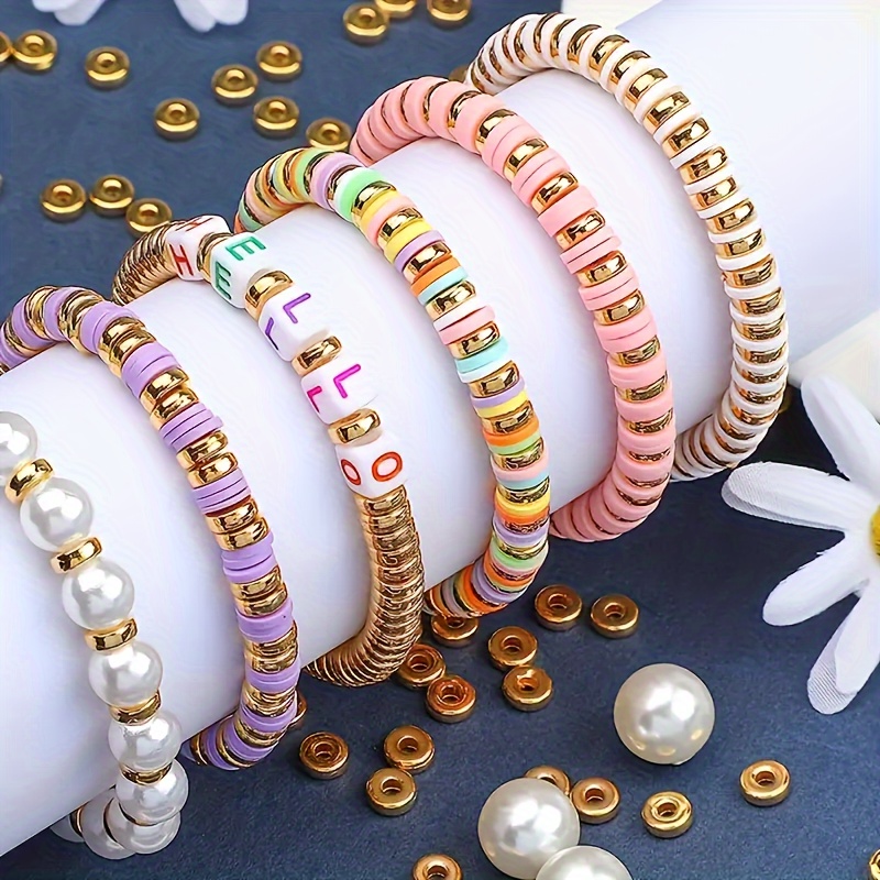 380pcs Acrylic Spacer Beads for DIY Jewelry Making